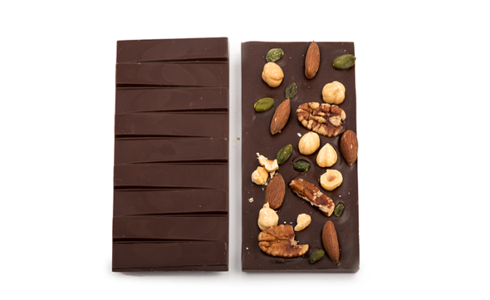 Origine Mexico 66% cacao met oven geroosterde noten