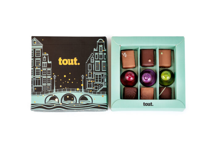 Grachtenpand collectie assortiment bonbons 9 stuks