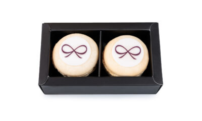 twee macarons (met of zonder logo)