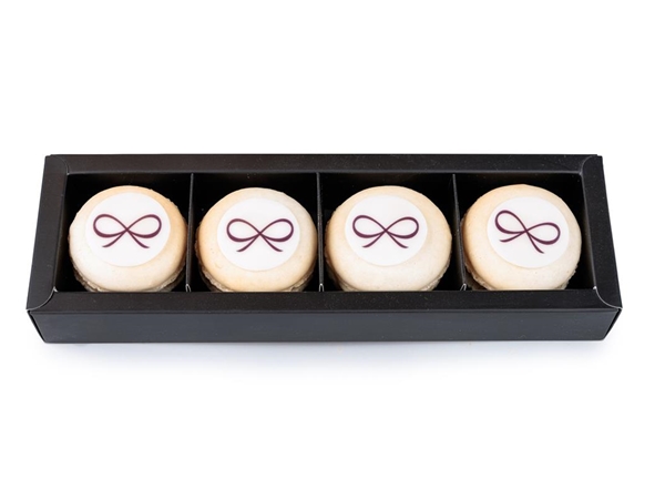 Vier macarons (met/zonder logo)