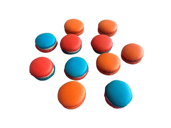 Koningsdag macaron Rood-Wit-Blauw/Oranje